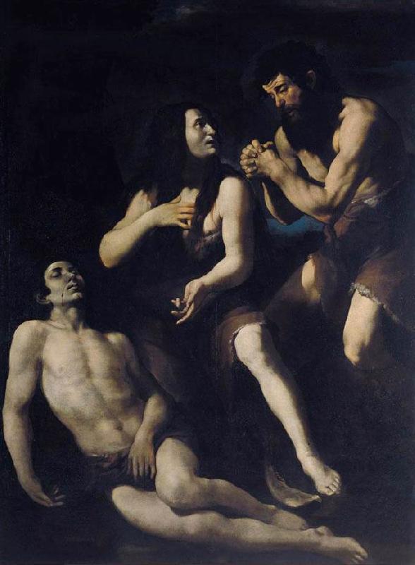 CARACCIOLO, Giovanni Battista Lamentation of Adam and Eve on the Dead Abel oil painting picture